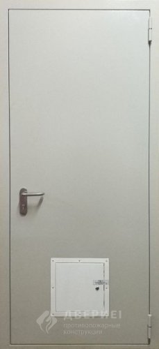 Противопожарная дверь со стыковочным узлом и хромированной ручкой №2 фото
