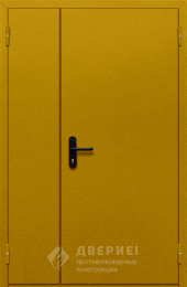 Противопожарная дверь для аварийного выхода полуторная глухая №35 - фото