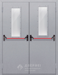 Противопожарная дымогазонепроницаемая дверь - фото