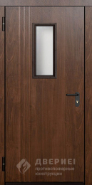 Однопольная противопожарная дверь с МДФ отделкой