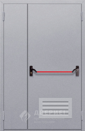 Противопожарная дверь глухая с решеткой