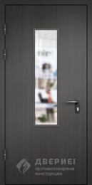 Дверь офисная противопожарная остеклённая - фото