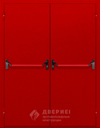 Противопожарная дверь с двумя замками - фото