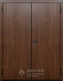 Дверь двупольная с МДФ